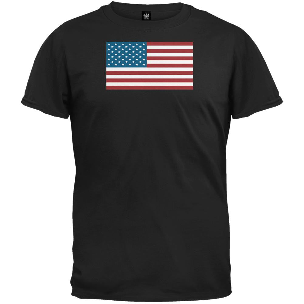 American Flag Black Youth T-Shirt Youth T-Shirts Old Glory