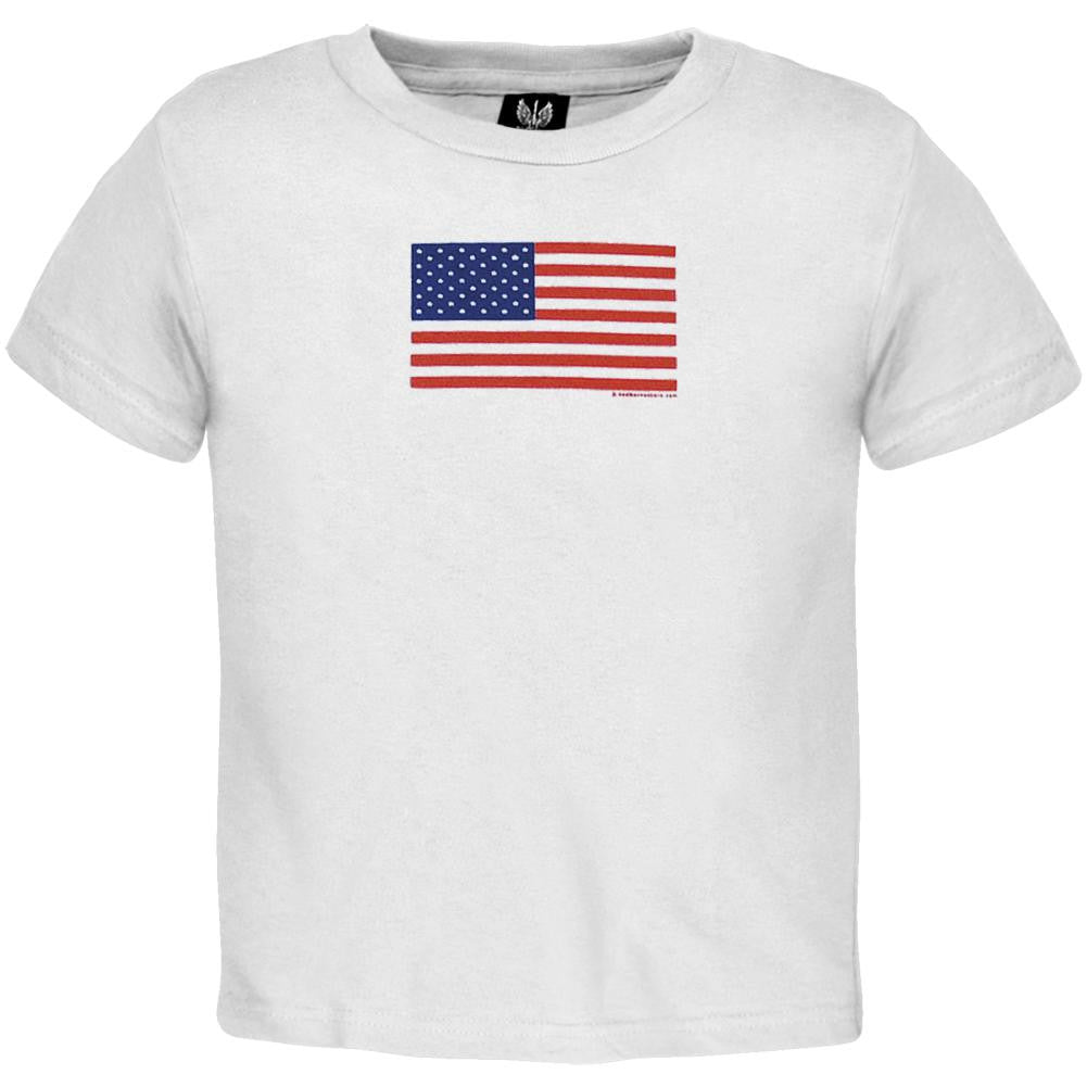 American Flag Toddler T-Shirt Toddler T-Shirts Old Glory