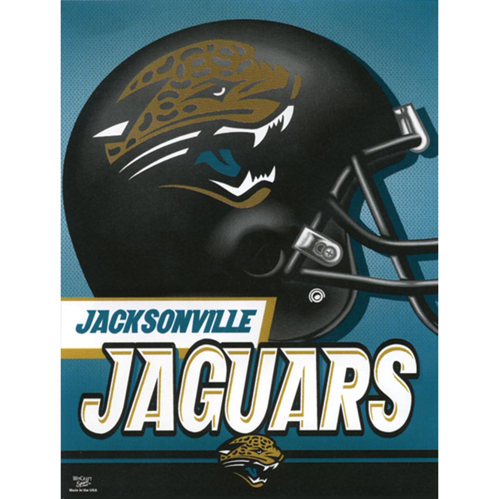 Jacksonville Jaguars - Helmet 27"X37" Vertical Flag Flags Old Glory OS Multi