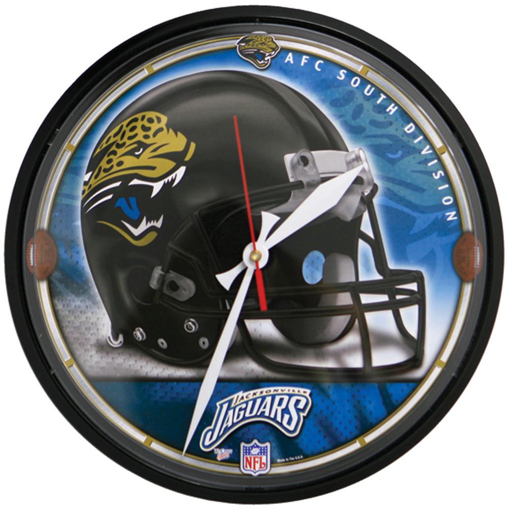 Jacksonville Jaguars - Helmet Clock Clocks Old Glory OS Multicoloured