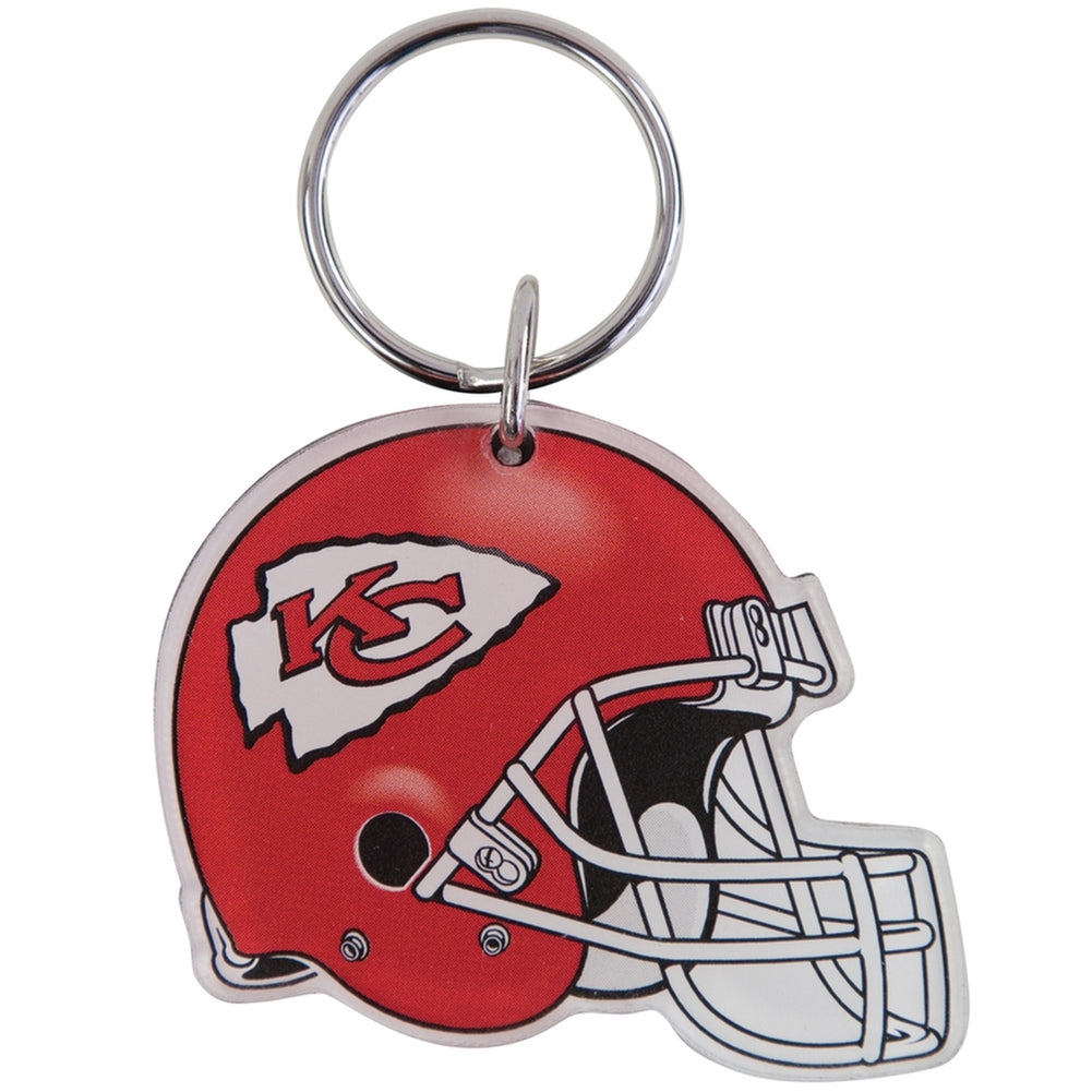 Kansas City Chiefs - Helmet Acrylic Keychain Keychains Old Glory OS Red