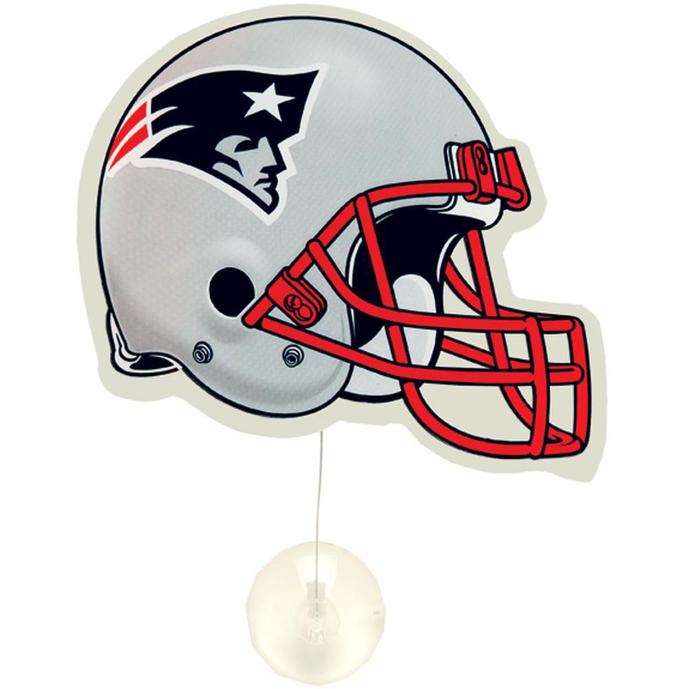 New England Patriots - Helmet Fan Wave Fan Waves Old Glory OS Grey