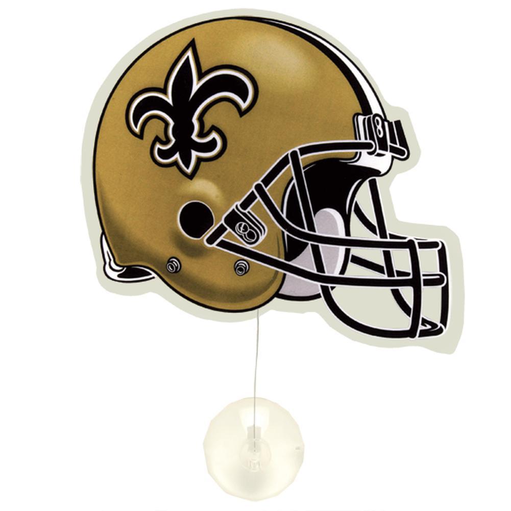 New Orleans Saints - Helmet Fan Wave Fan Waves Old Glory OS Yellow