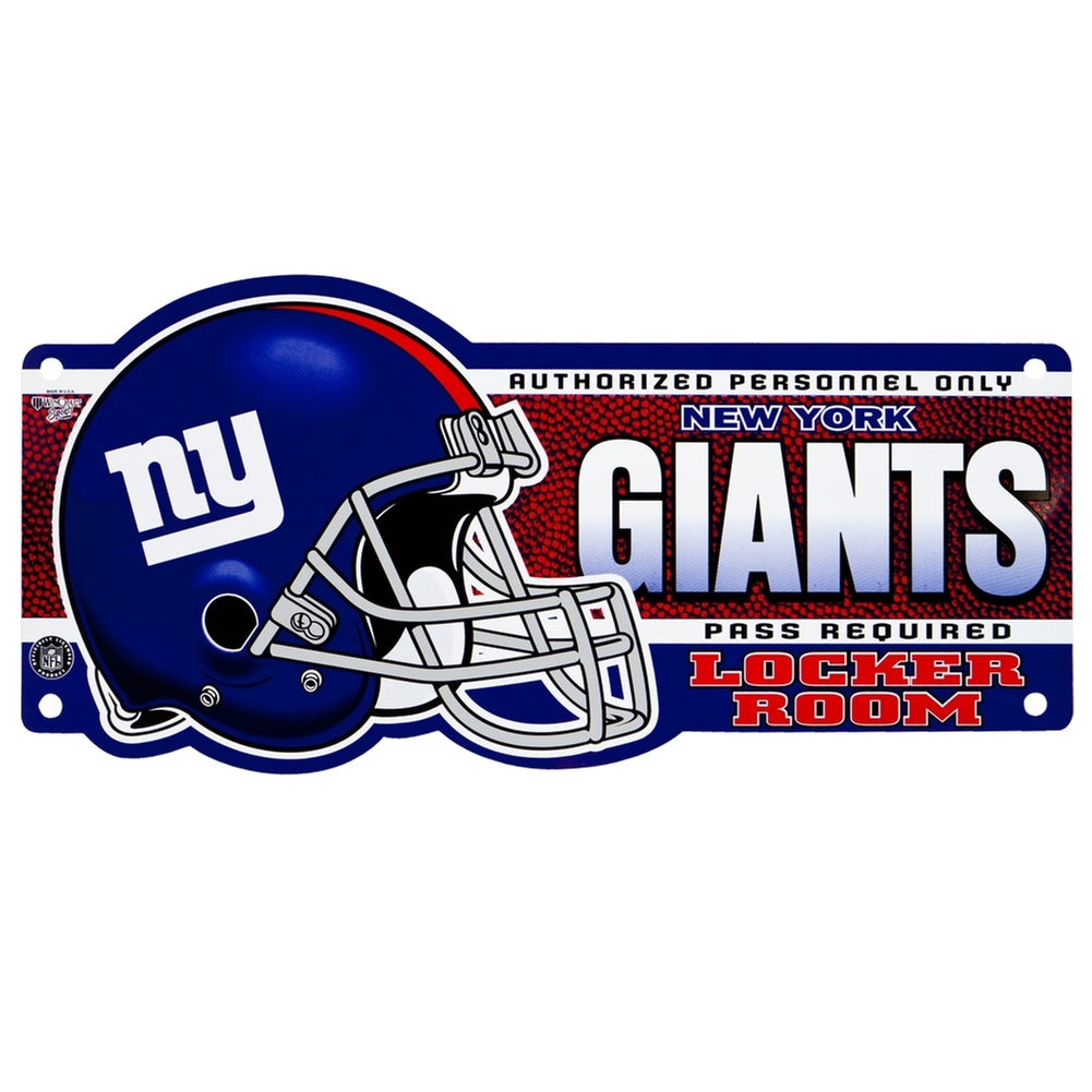 New York Giants - Locker Room Sign Signs Old Glory OS Multi