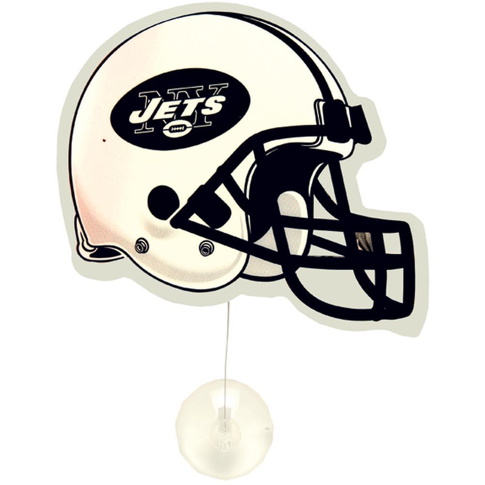 New York Jets - Helmet Fan Wave Fan Waves Old Glory OS White