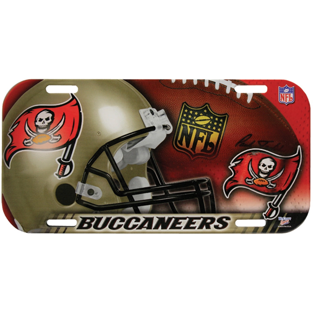 Tampa Bay Buccaneers - Collage High Def License Plate License Plates Old Glory OS Multi