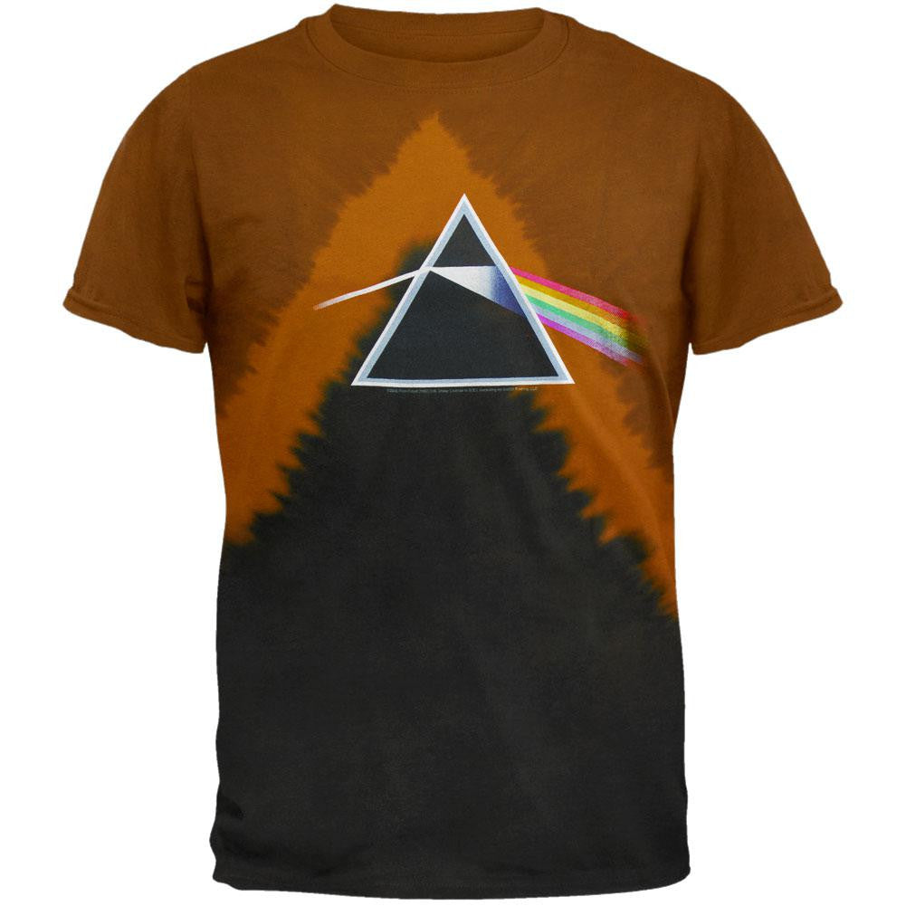 Pink Floyd - Dark Side Pyramids Tie Dye T-Shirt Men's T-Shirts Pink Floyd MD Black