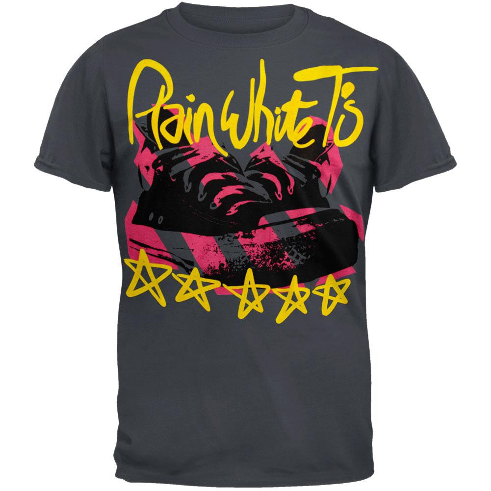 Plain White T's - Chucks T-Shirt Men's T-Shirts Plain White T's MD Grey