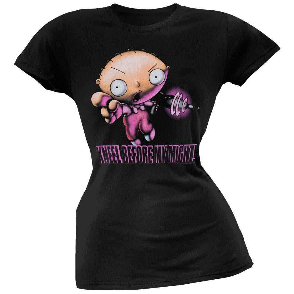 Family Guy - Kneel Before Juniors T-Shirt Juniors T-Shirts Family Guy LG Black