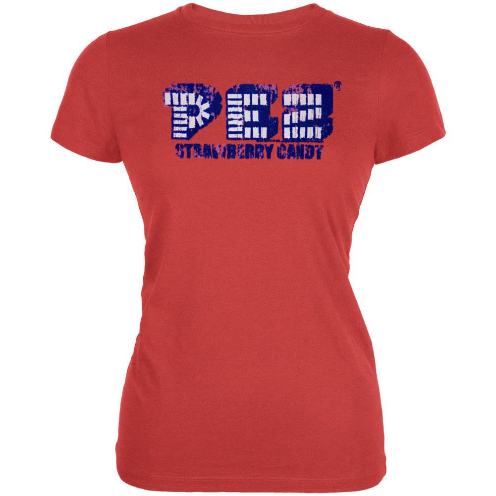 Pez - Strawberry Juniors T-Shirt Juniors T-Shirts Pez MD Red