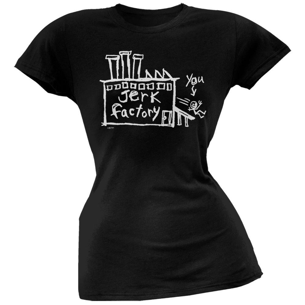 Jerk Factory Juniors T-Shirt Juniors T-Shirts Jerk Factory LG Black