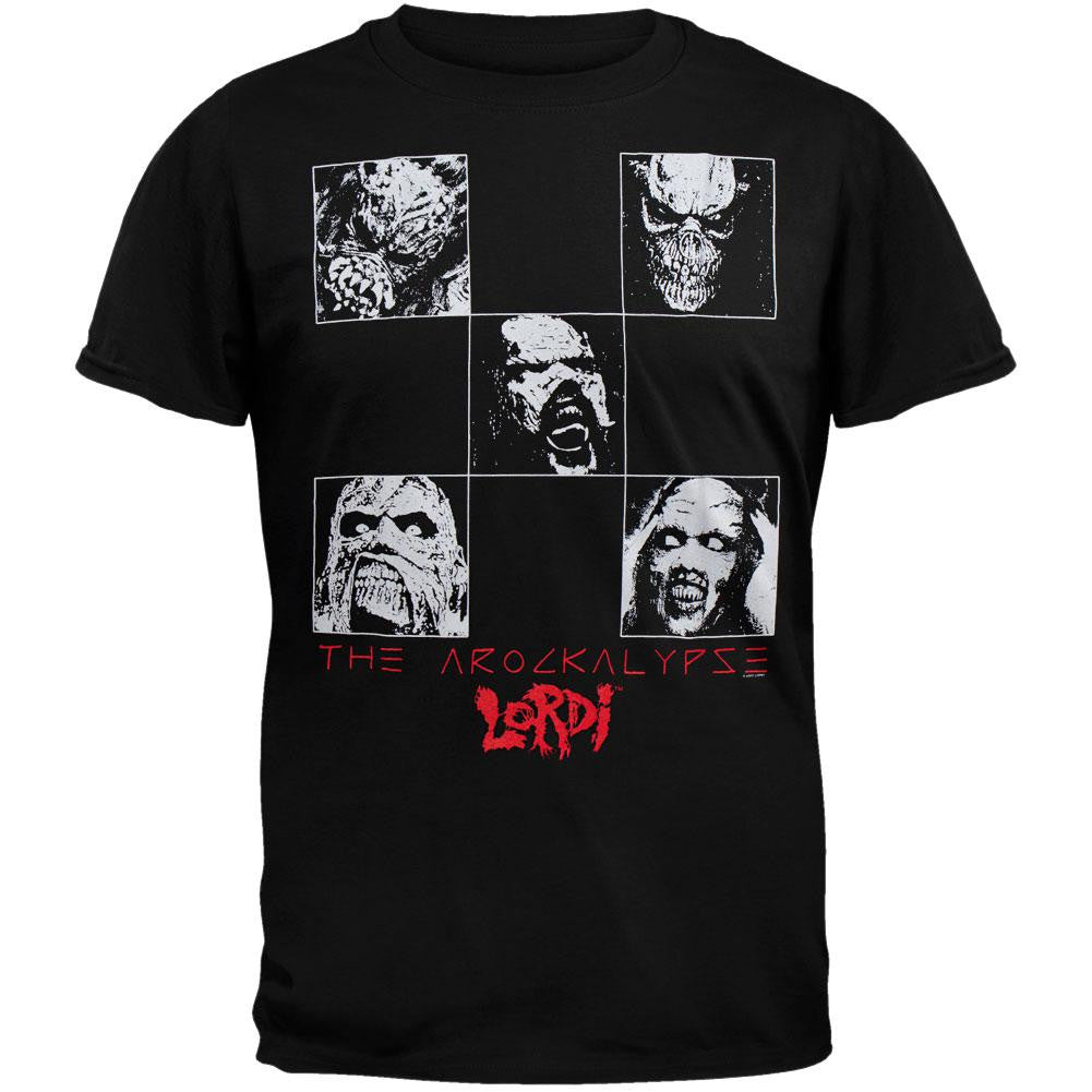 Lordi - 5 Square Garden T-Shirt Men's T-Shirts Lordi MD Black