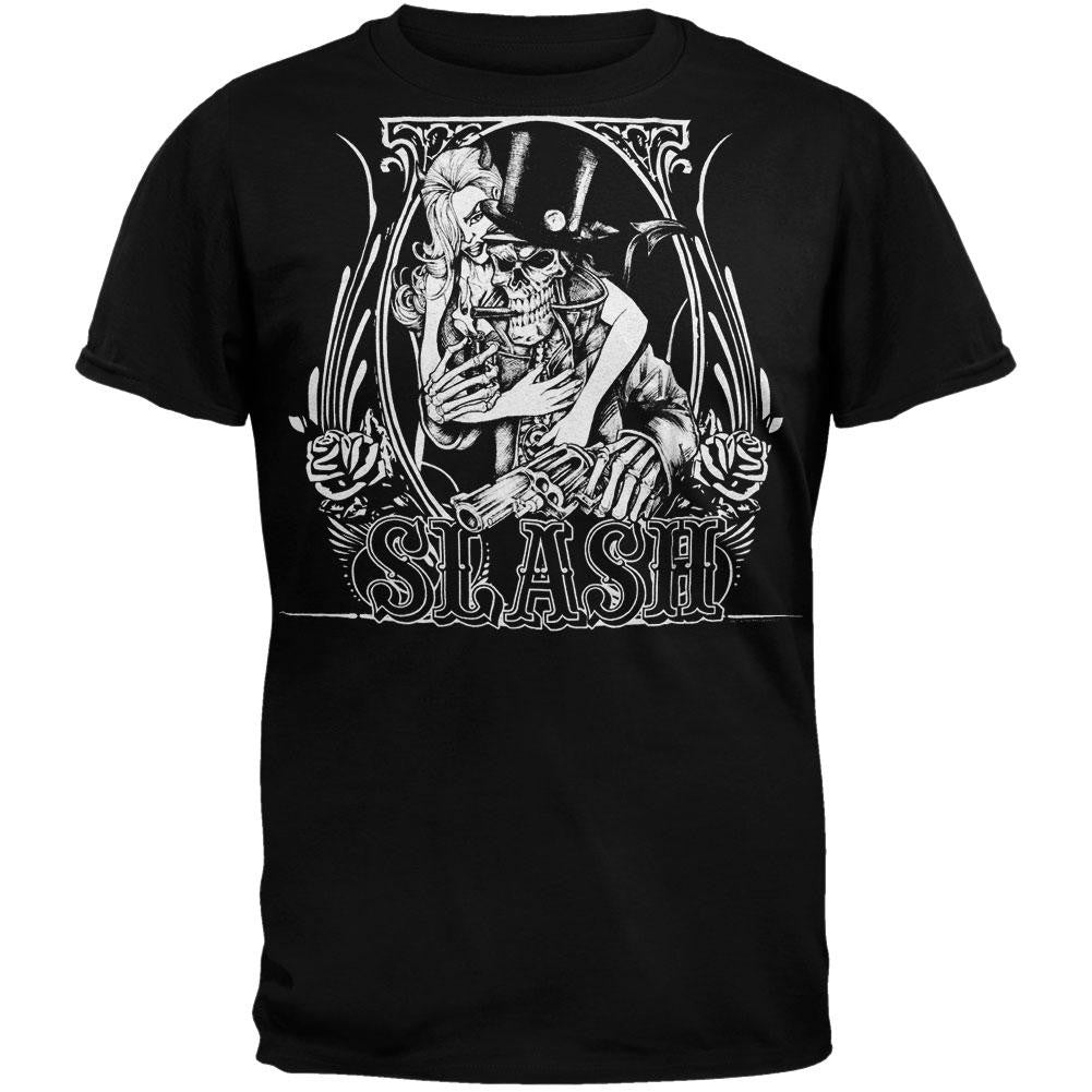 Slash - Skeleton T-Shirt Men's T-Shirts Slash 2XL Black
