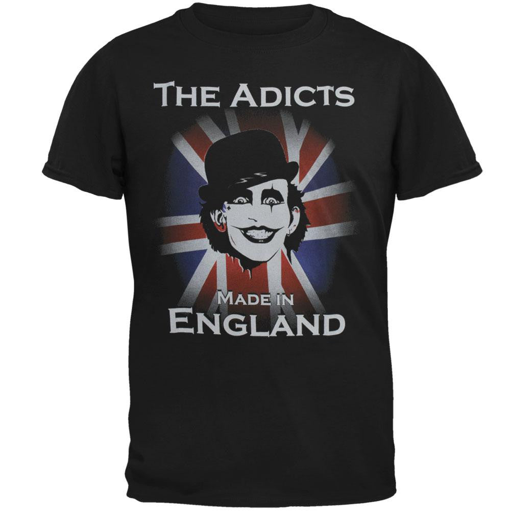 The Adicts - Made In England T-Shirt Men's T-Shirts The Adicts LG Black