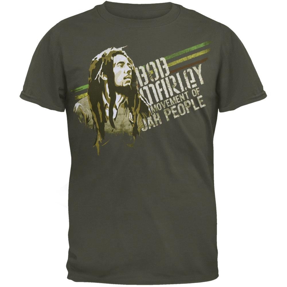 Bob Marley - Movement Soft T-Shirt Men's T-Shirts Bob Marley SM Black