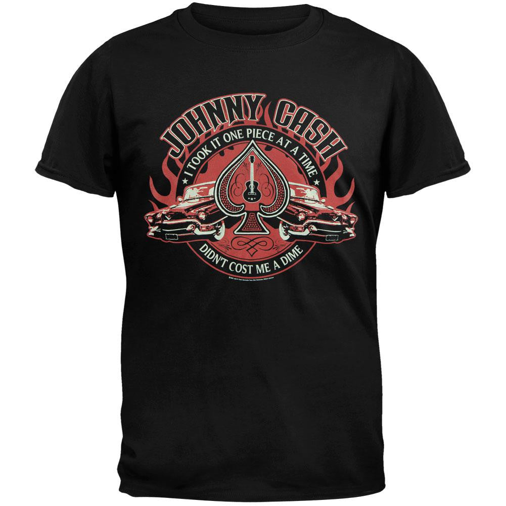 Johnny Cash - One Piece At A Time T-Shirt Men's T-Shirts Johnny Cash 2XL Black