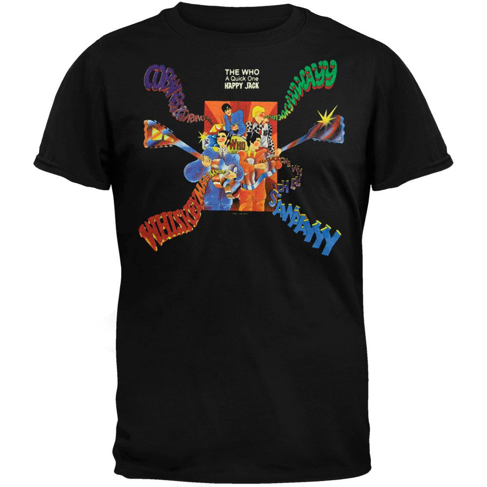 The Who - Happy Jack T-Shirt Men's T-Shirts The Who SM Black