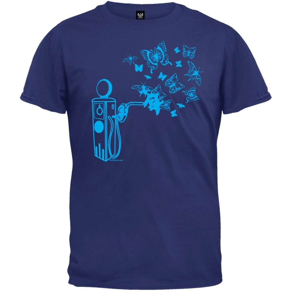Fueled By Butterflies Organic T-Shirt Men's T-Shirts Old Glory