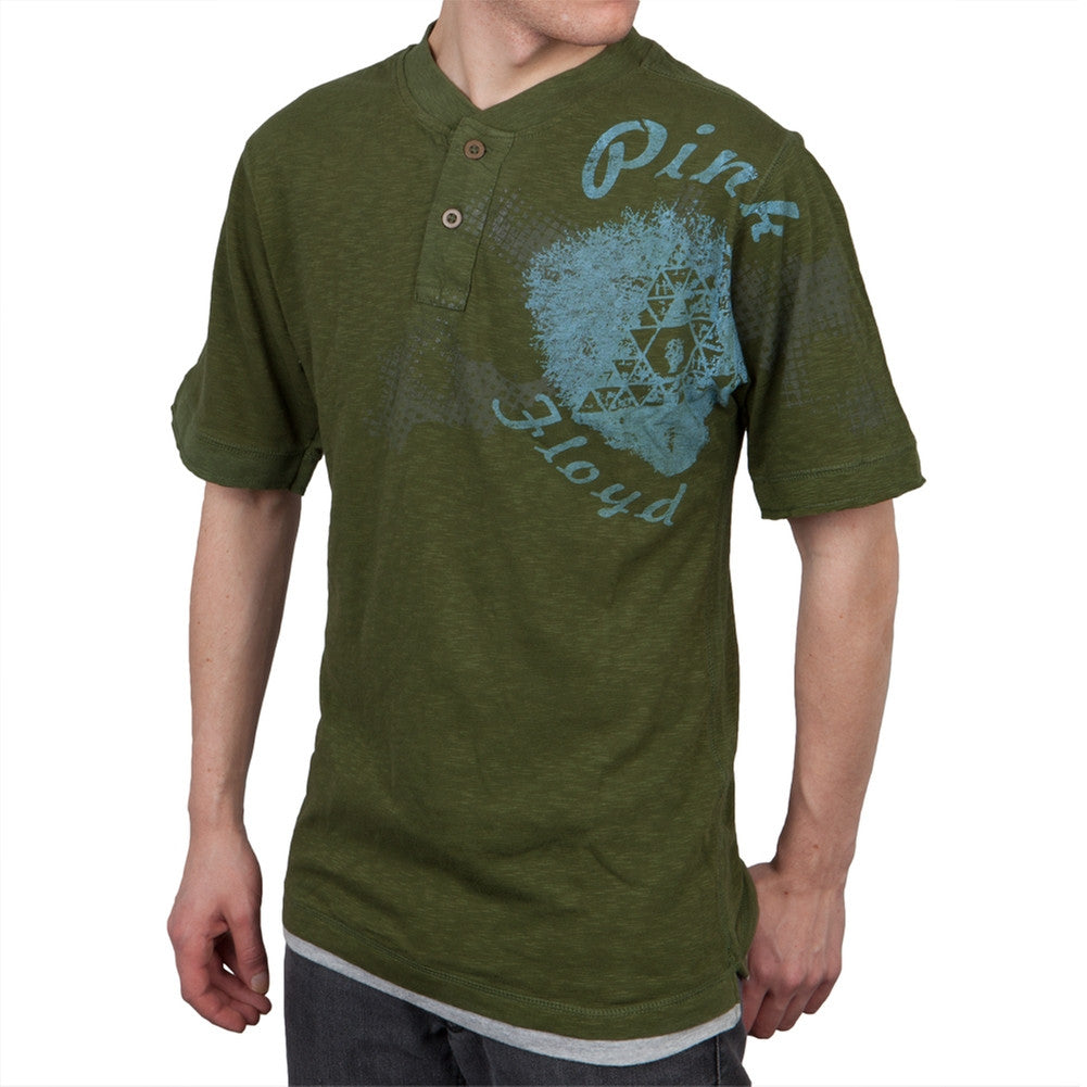 Pink Floyd - Pyramid Henley Men's Henleys Pink Floyd