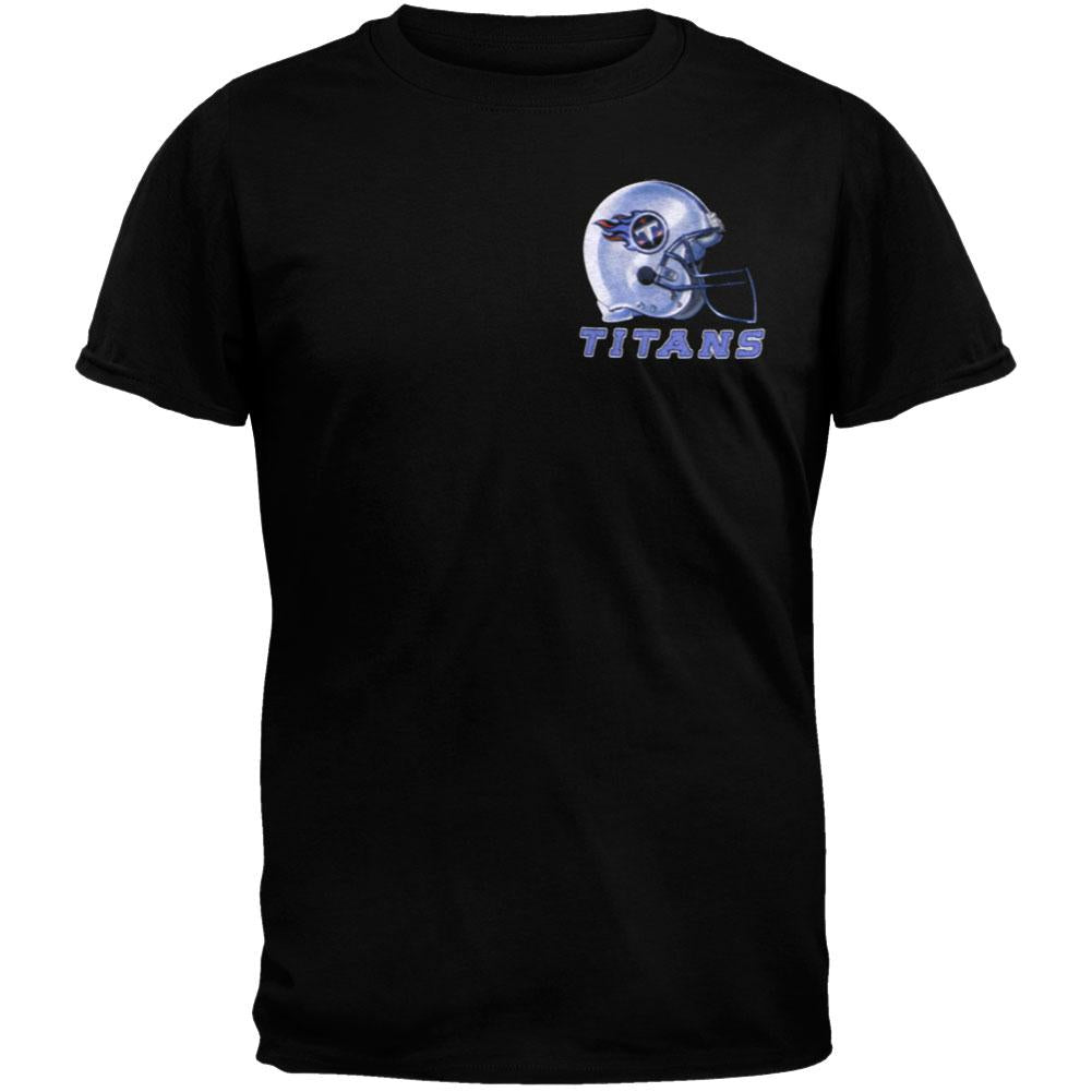 Tennessee Titans - Sky Helmet T-Shirt Men's T-Shirts Tennessee Titans 2XL Black
