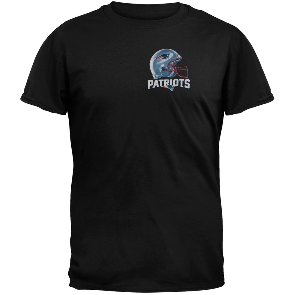 New England Patriots - Sky Helmet T-Shirt Men's T-Shirts New England Patriots 3XL Black