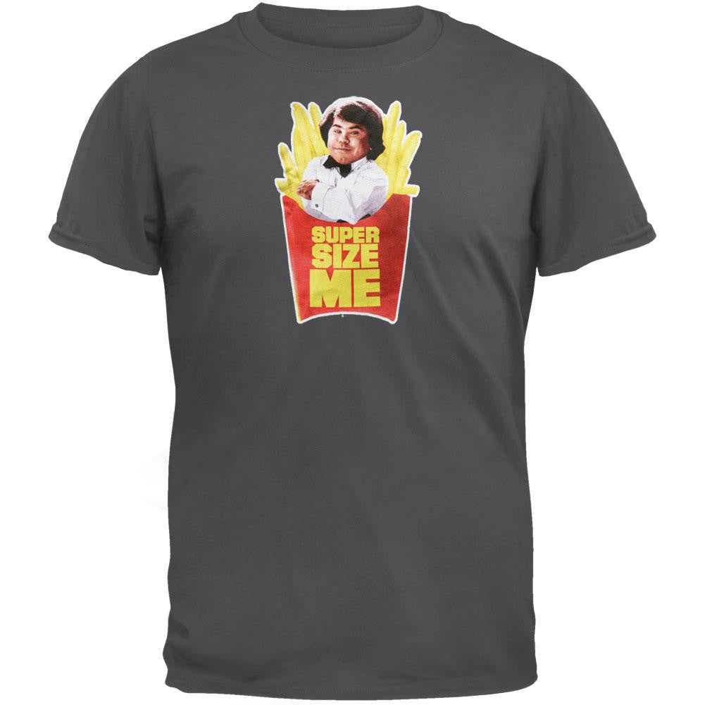 Herve - Super Size Soft T-Shirt Men's T-Shirts Herve Villechaize LG Grey