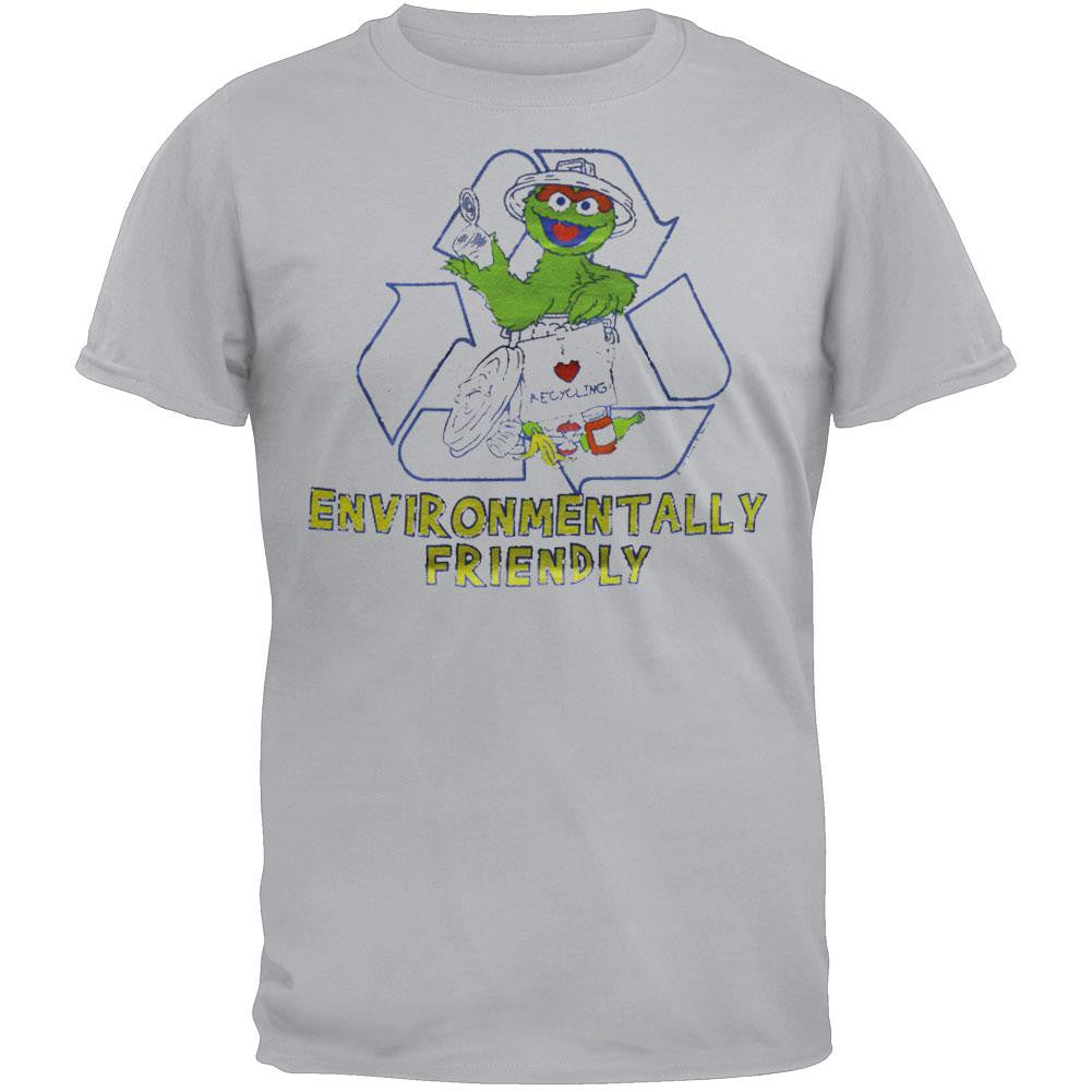 Sesame Street - Enviro Friendly Grey T-Shirt Men's T-Shirts Sesame Street 2XL Grey