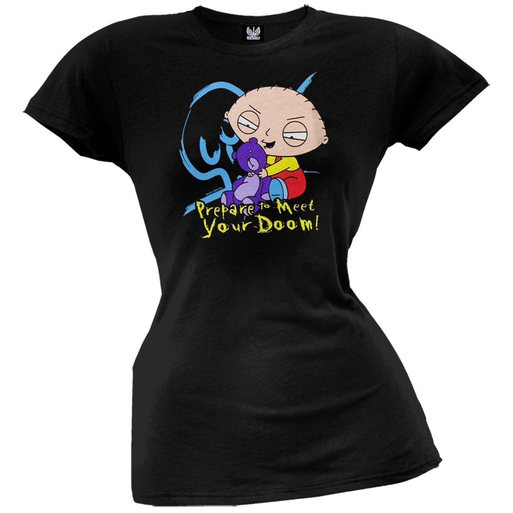 Family Guy - Meet Your Doom Juniors T-Shirt Juniors T-Shirts Family Guy XS