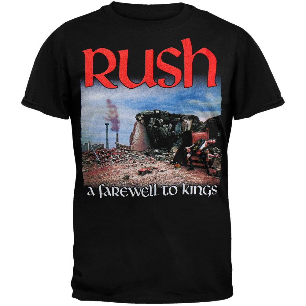 Rush - A Farewell To Kings T-Shirt Men's T-Shirts Rush LG Black