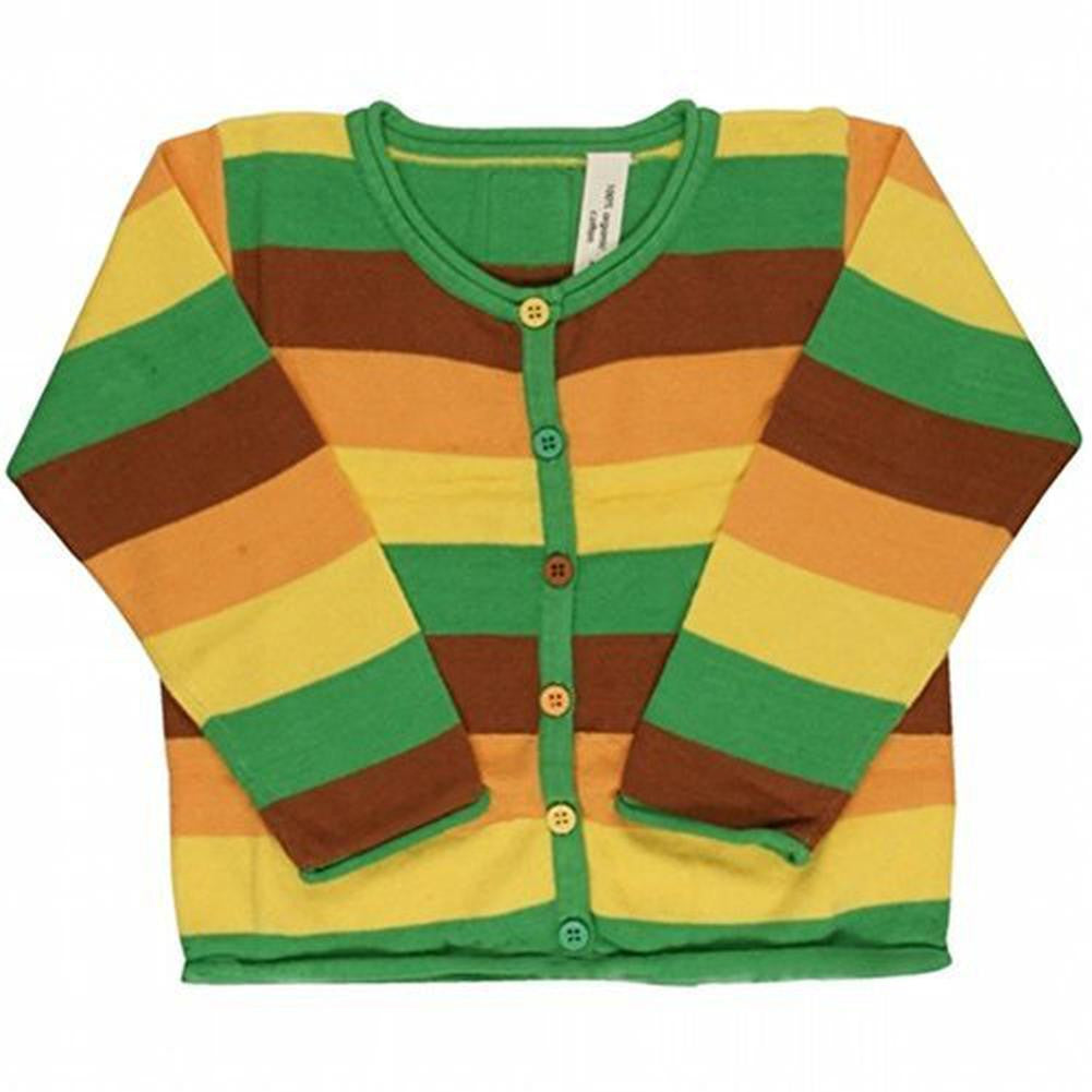 Happygreenbee - Organic Youth Cardigan Youth Sweaters Happygreenbee LG Multi