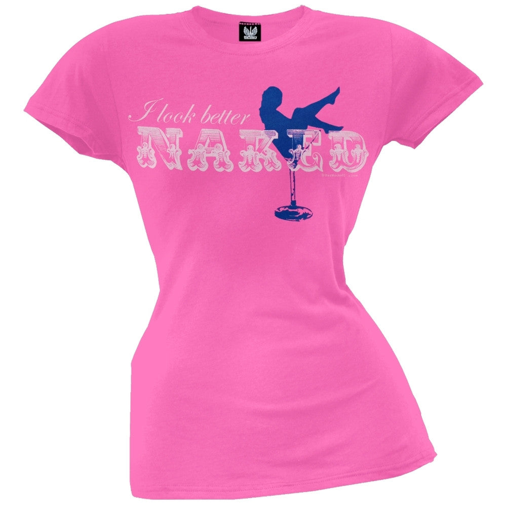 I Look Better Naked Juniors T-Shirt Juniors T-Shirts Old Glory