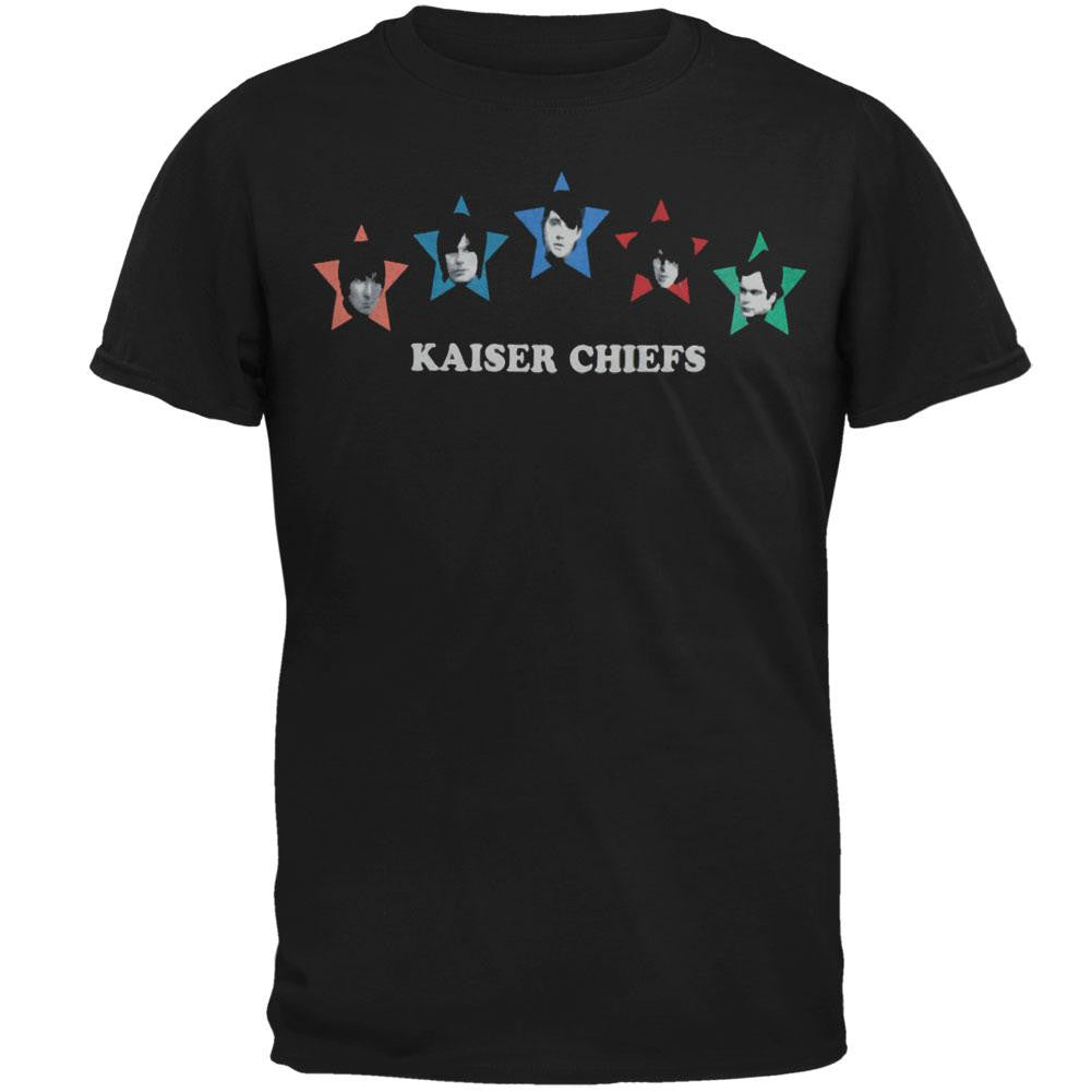 Kaiser Chiefs - Star Heads T-Shirt Men's T-Shirts Kaiser Chiefs SM Black