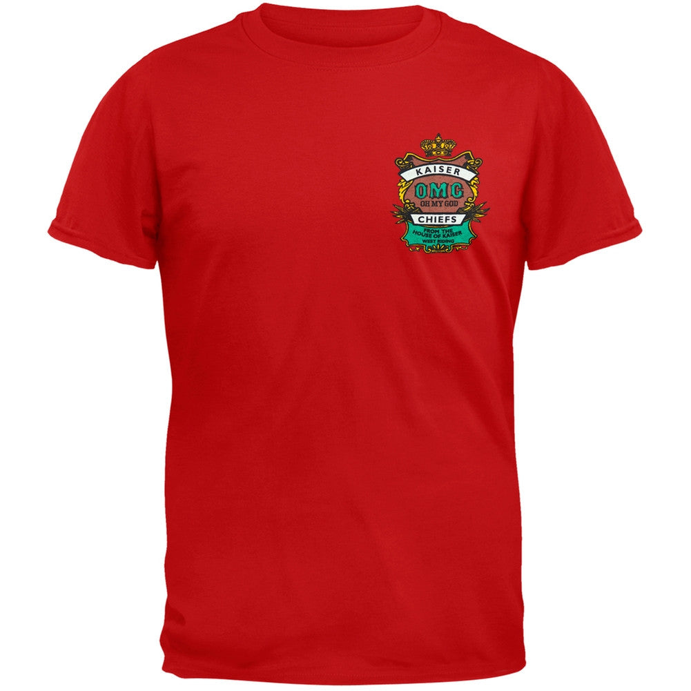 Kasier Chiefs - Omg T-Shirt Men's T-Shirts Kaiser Chiefs SM Red