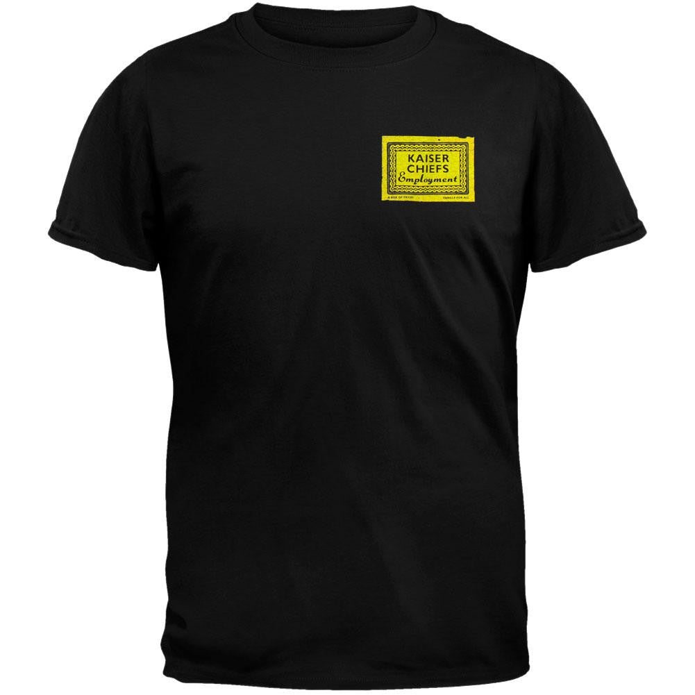 Kasier Chiefs - Employment T-Shirt Men's T-Shirts Kaiser Chiefs SM Black