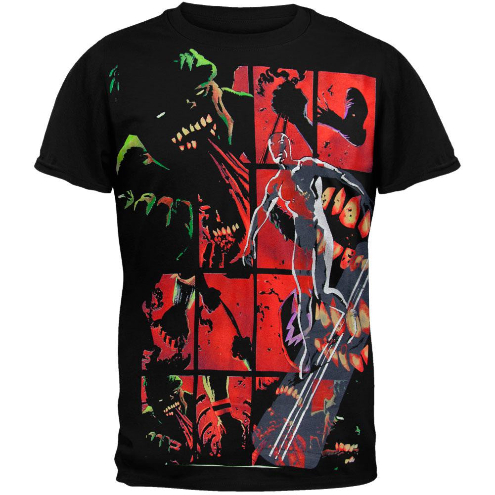 Incredible Hulk - Snack Time T-Shirt Men's T-Shirts The Incredible Hulk 2XL Black