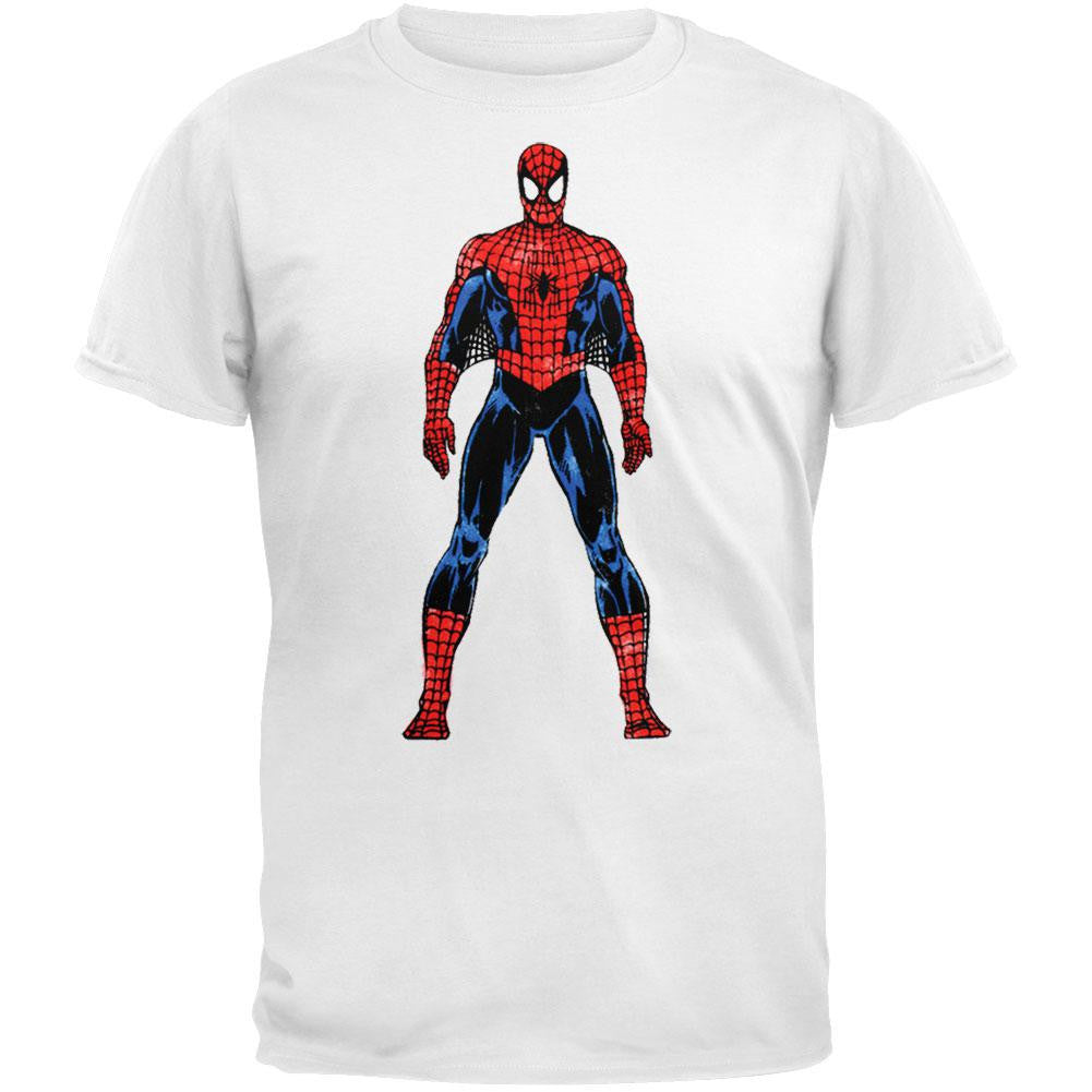 Spider-Man - Walk Solo Soft T-Shirt Men's T-Shirts Spider-Man MD White