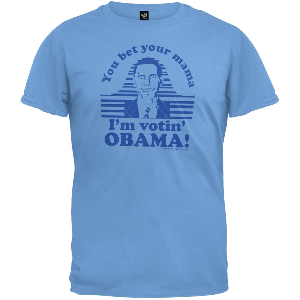 You Bet Your Mama Obama T-Shirt Men's T-Shirts Old Glory 2XL Blue