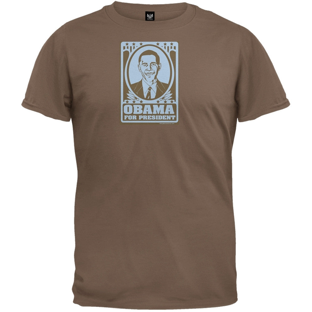 Obama Portrait T-Shirt Men's T-Shirts Old Glory