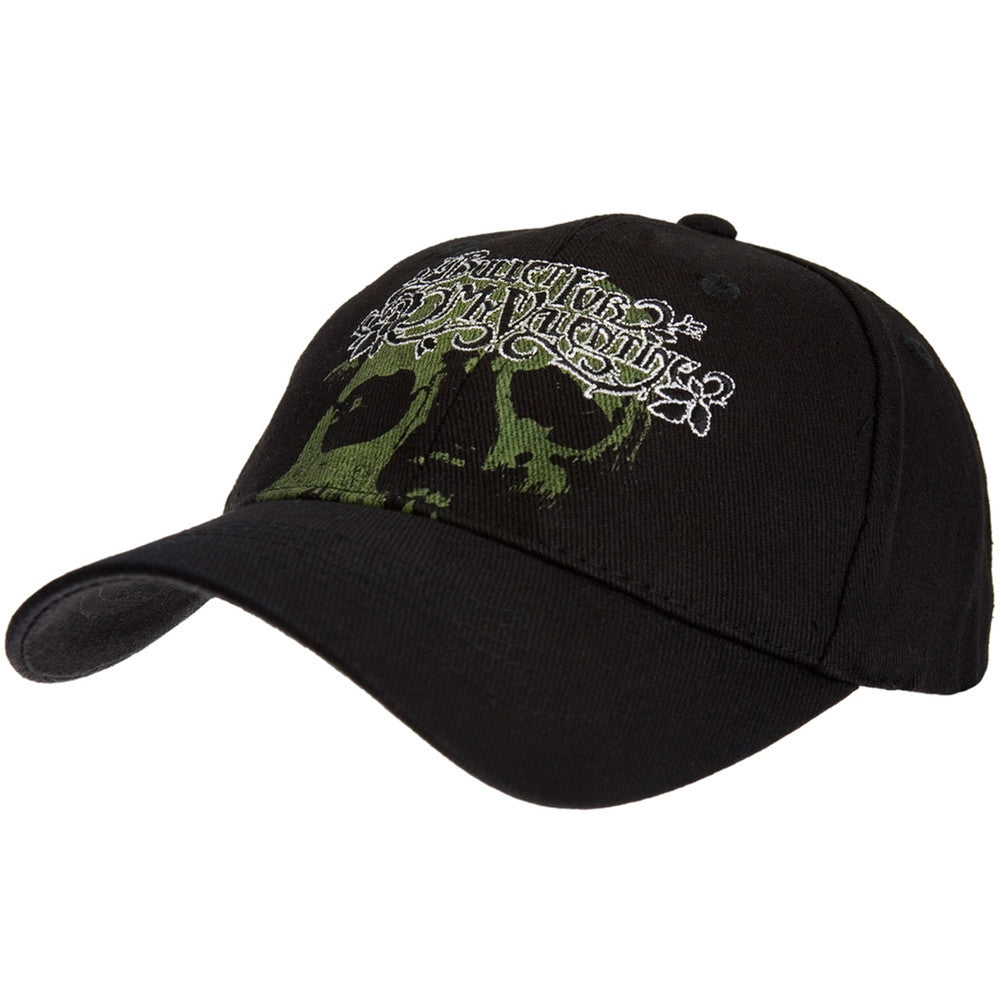 Bullet For My Valentine - Skull Logo Flex-Fit Cap Fitted Baseball Caps Old Glory One Size Black