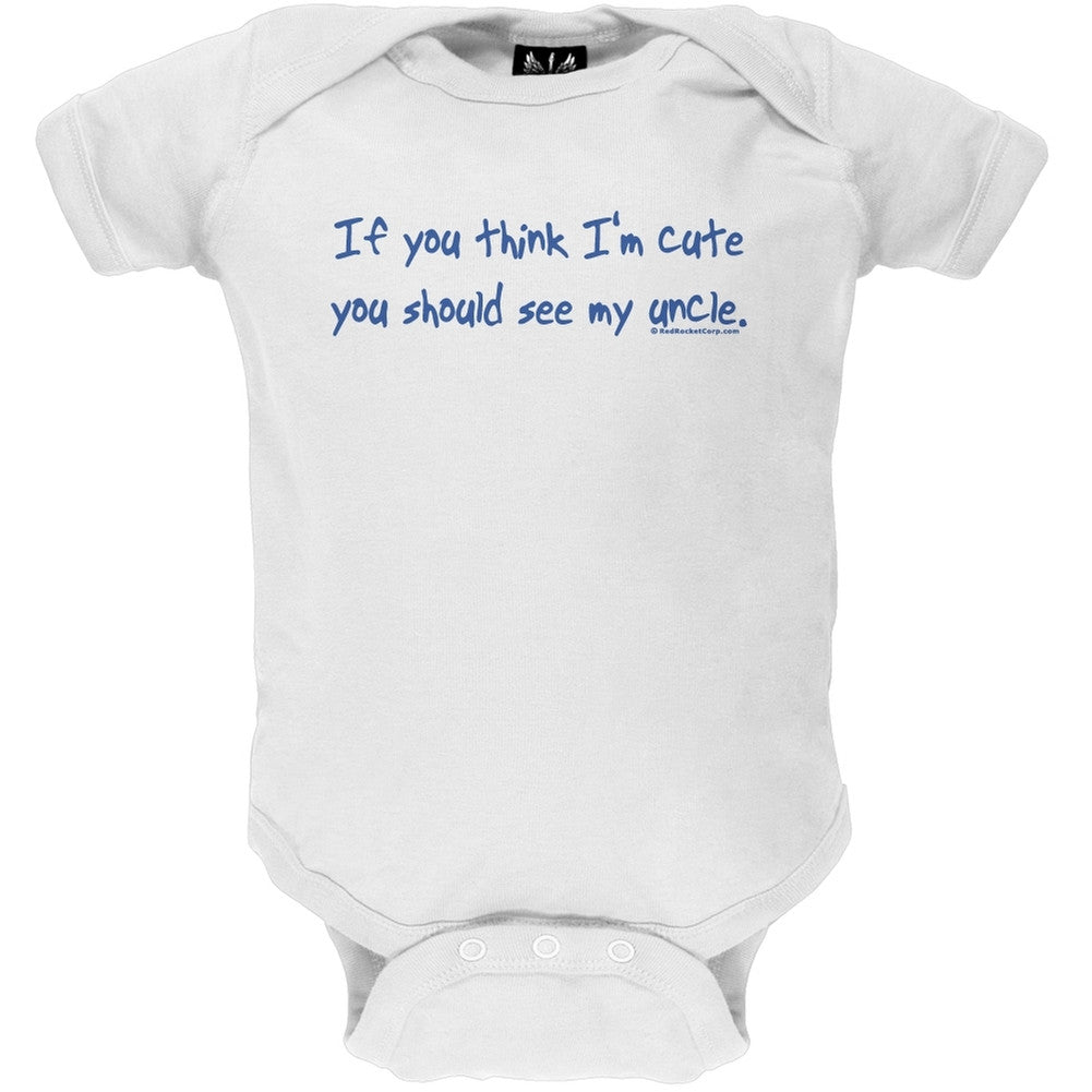 You Should See My Uncle Baby One Piece Baby One Piece Old Glory