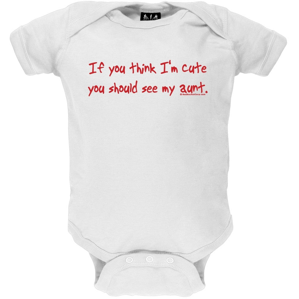 You Should See My Aunt Baby One Piece Baby One Piece Old Glory