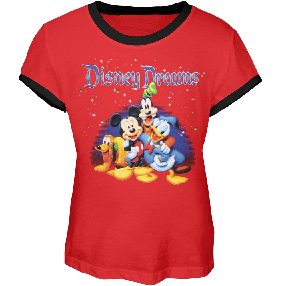 Disney - Characters Galore Girl's Youth Ringer T-Shirt Youth T-Shirts Disney Characters