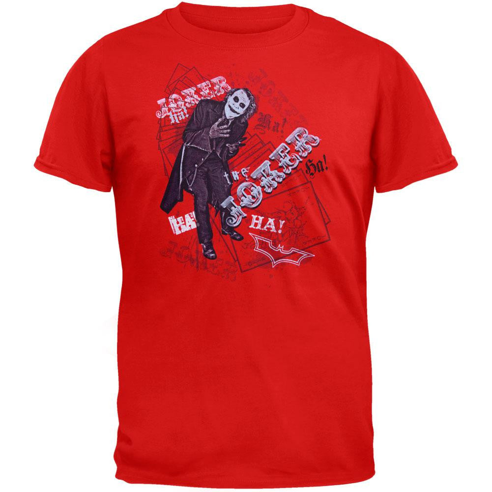 Batman - Unbalanced Deck T-Shirt Men's T-Shirts Batman 2XL Red