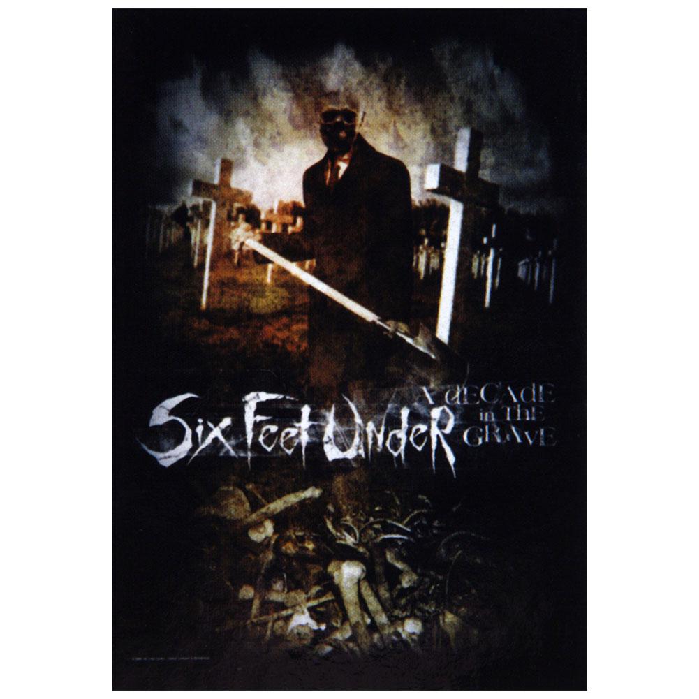 Six Feet Under - Decade In The Grave Tapestry Tapestries Old Glory