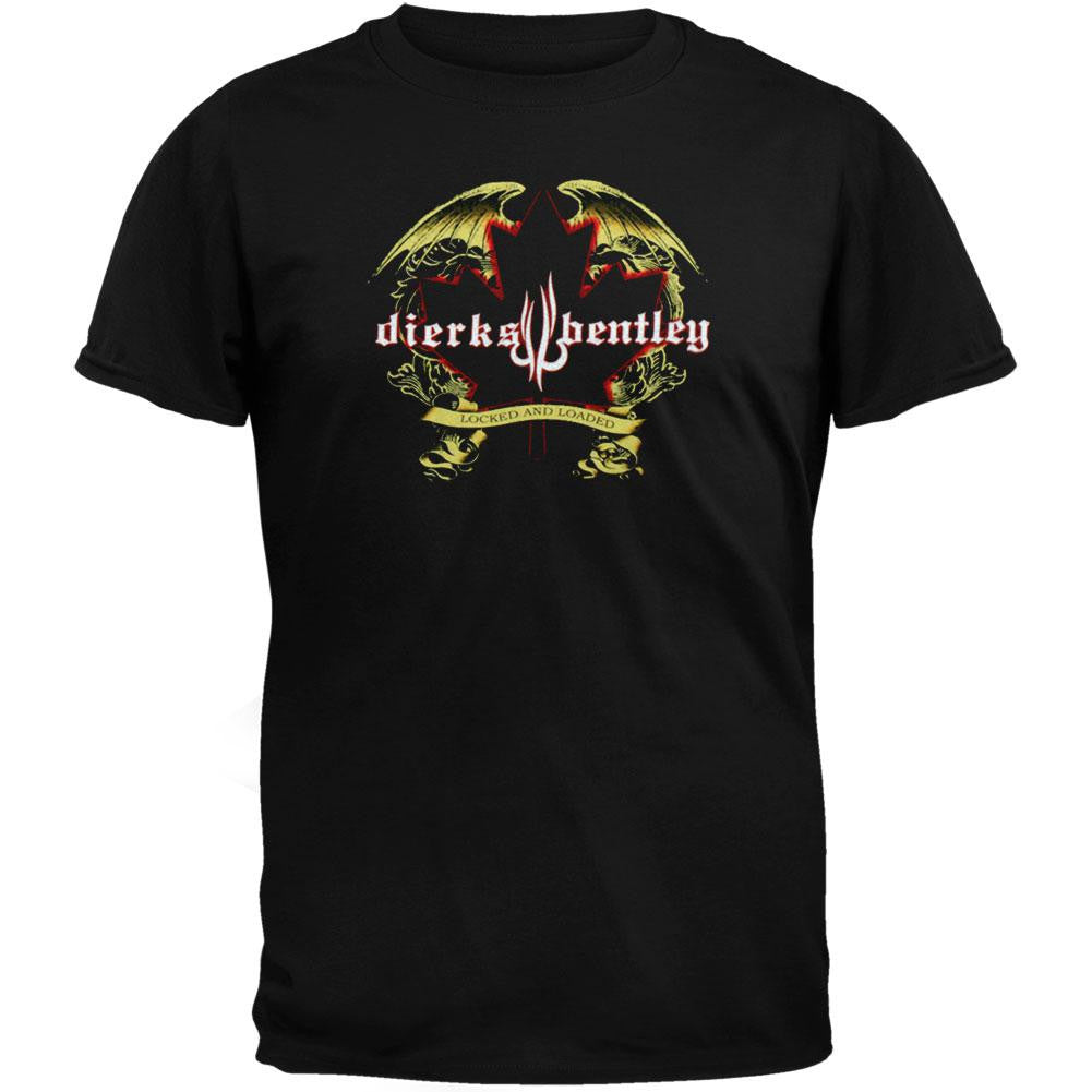 Dierks Bentley - Maple Leaf 07 Tour T-Shirt Men's T-Shirts Dierks Bentley 2XL Black