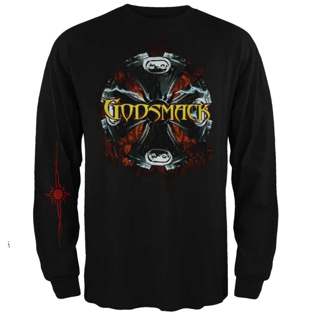 Godsmack - Metal Long Sleeve T-Shirt Men's Long Sleeves Godsmack SM Black