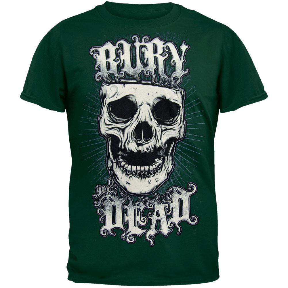 Bury Your Dead - Laughing Skull T-Shirt Men's T-Shirts Bury Your Dead SM Green