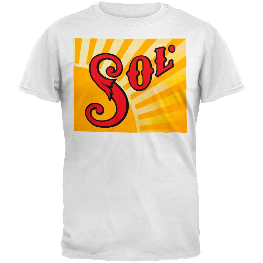 Sol - Logo T-Shirt Men's T-Shirts Sol LG White