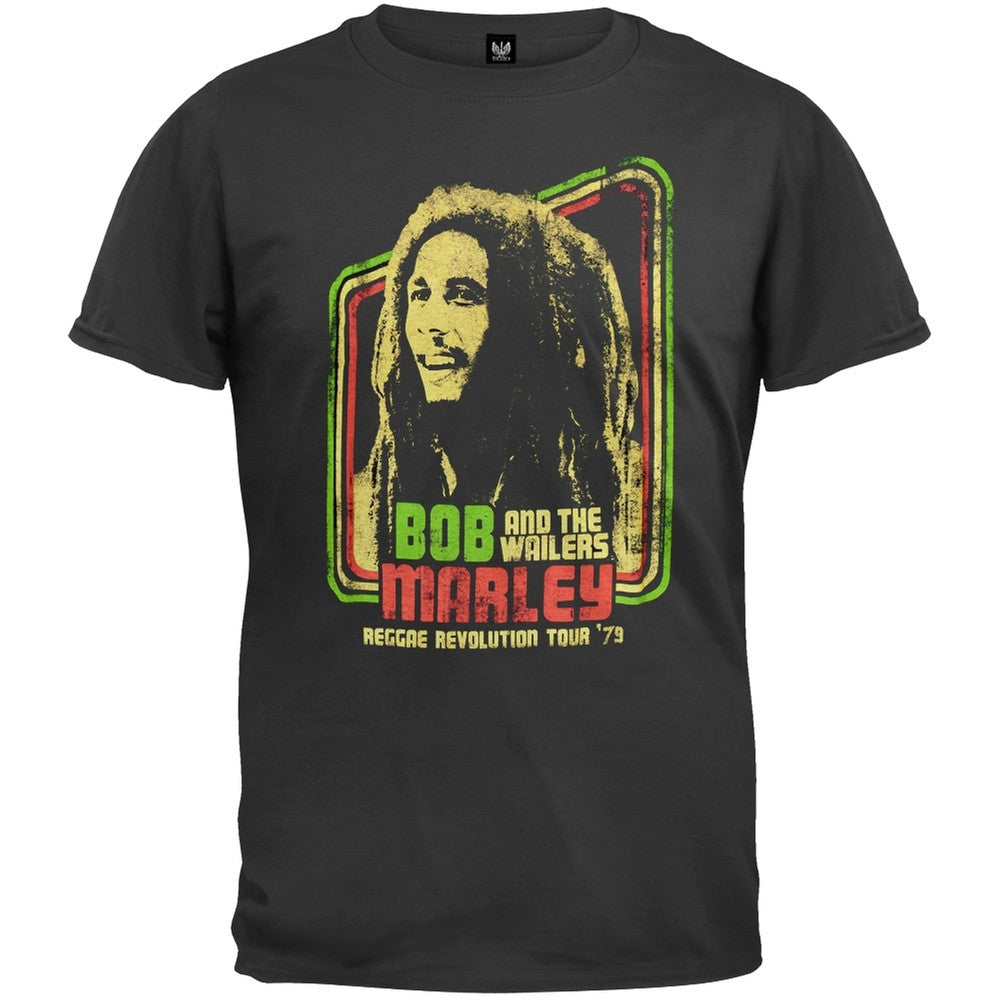 Bob Marley - Reggae Revolution T-Shirt Men's T-Shirts Bob Marley SM Black