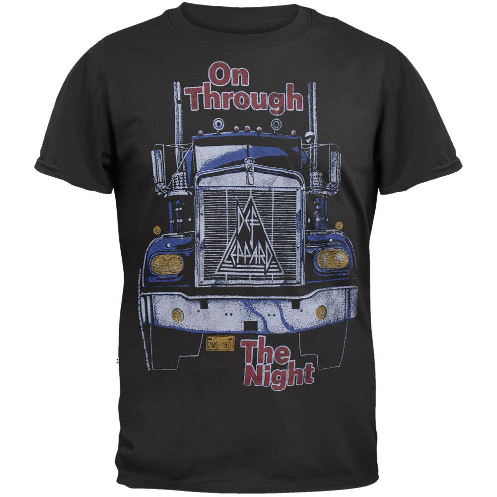 Def Leppard - On Through The Night Soft T-Shirt Men's T-Shirts Def Leppard SM Black